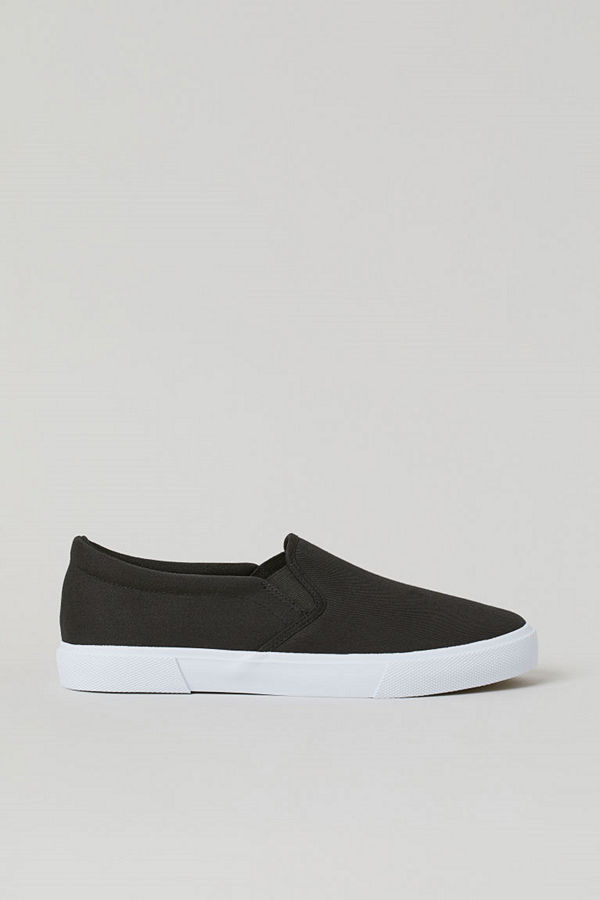 H&M Slip on-sneakers svart