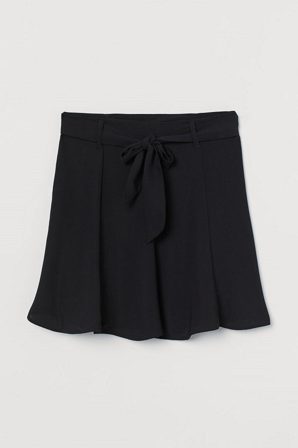 H&M Kort kjol svart