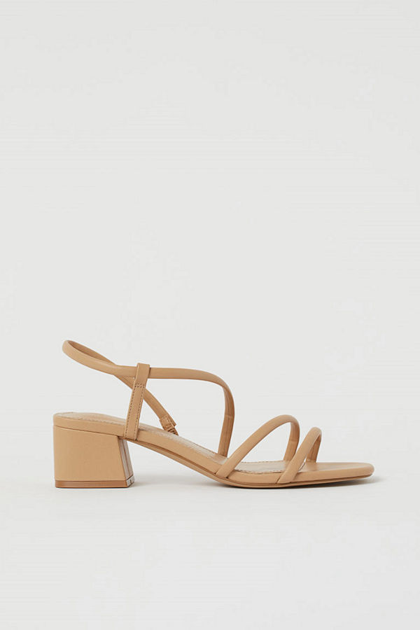 H&M Remsandaletter beige