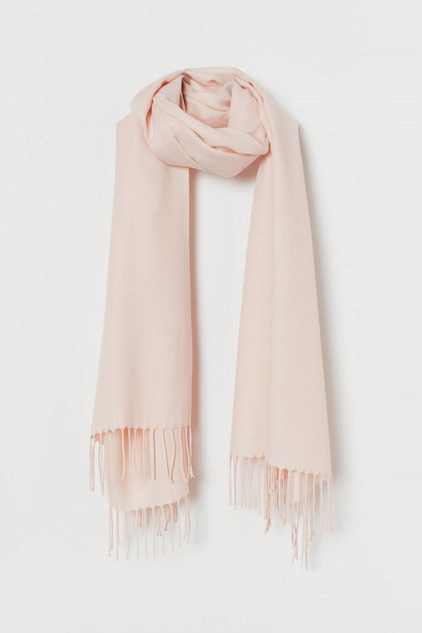 H&M Vävd scarf orange
