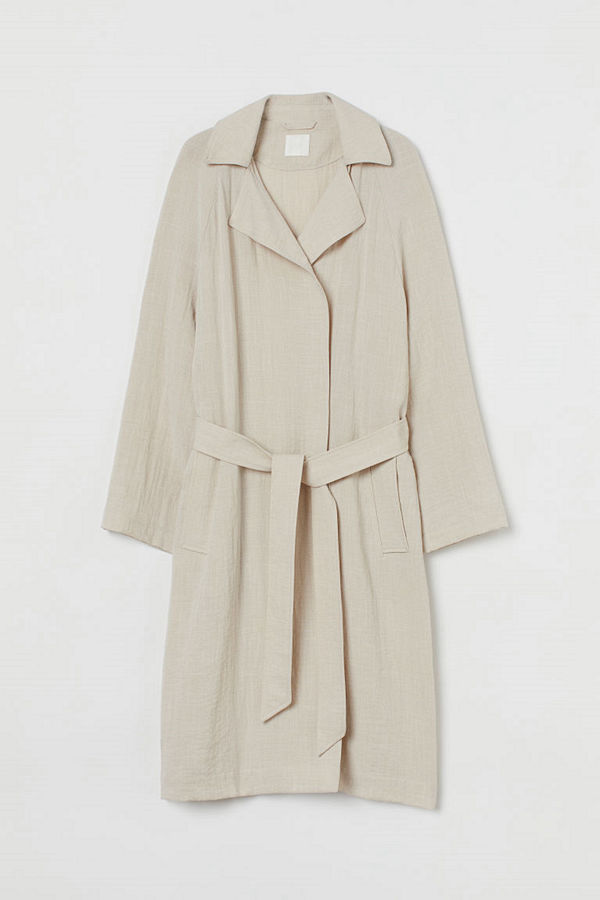 H&M Lätt trenchcoat beige