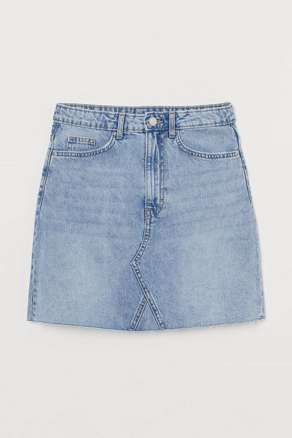 H&M Jeanskjol blå
