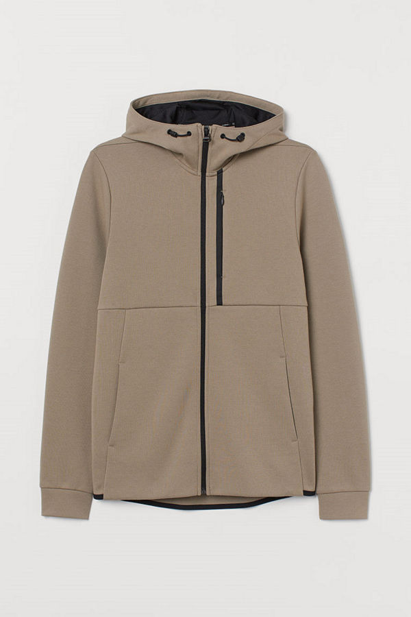 H&M Sportjacka Regular Fit beige