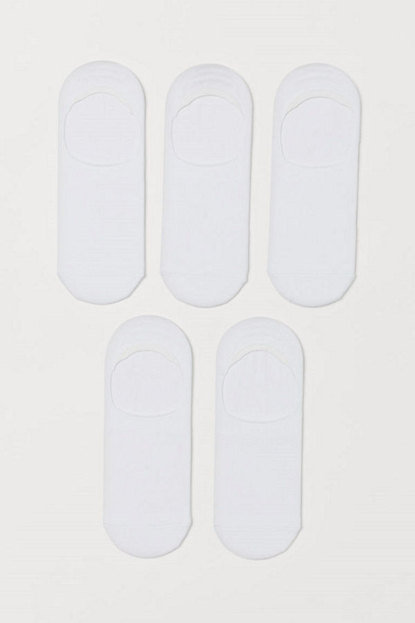 H&M 5-pack COOLMAX® strumpor vit