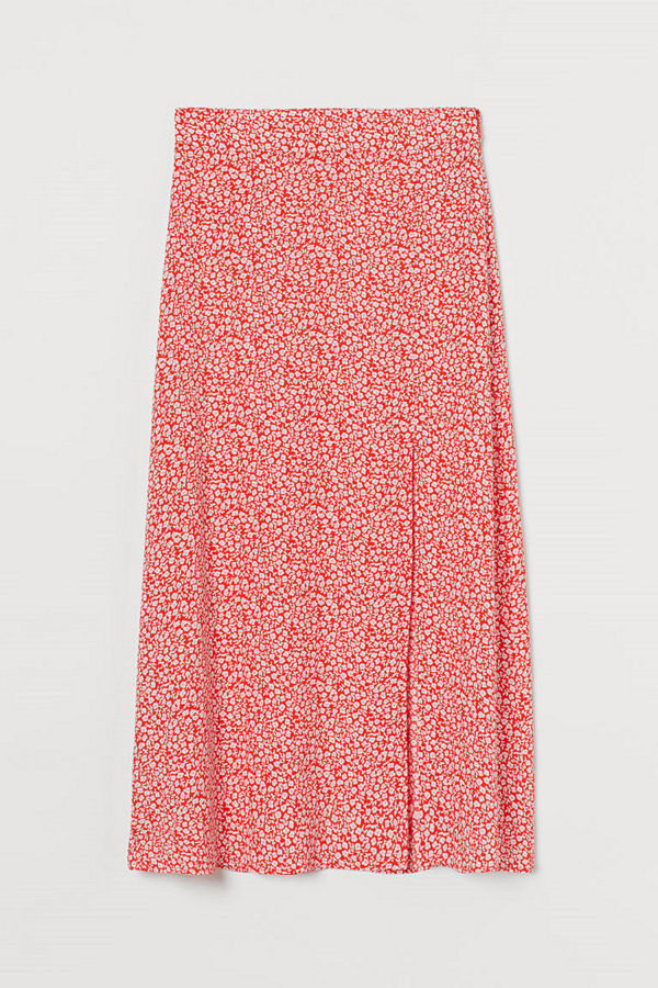 H&M Kjol i viskos orange