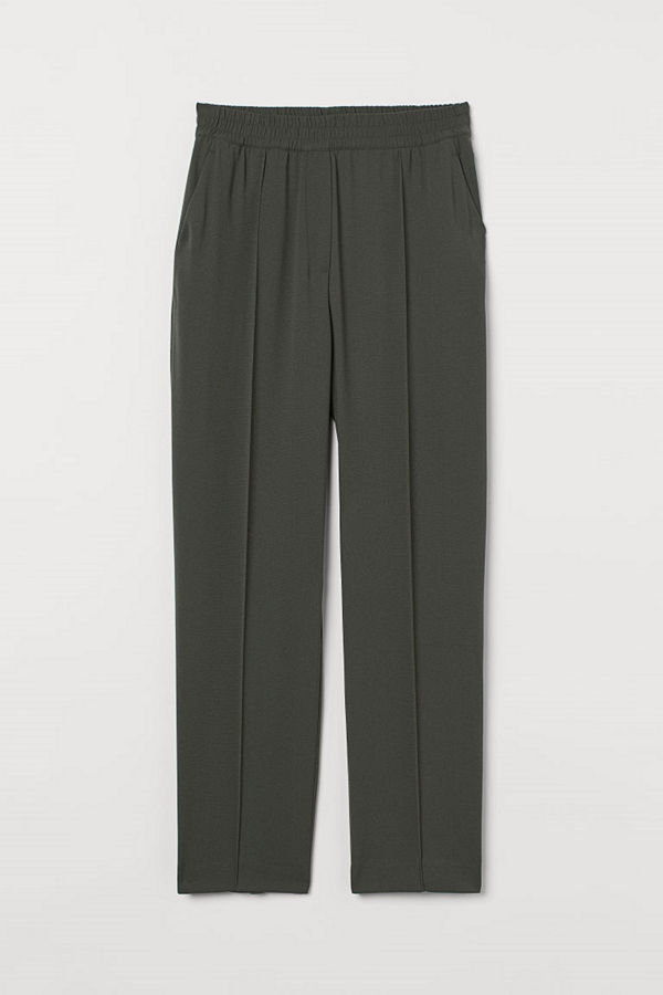 H&M byxor Dressad byxa grön