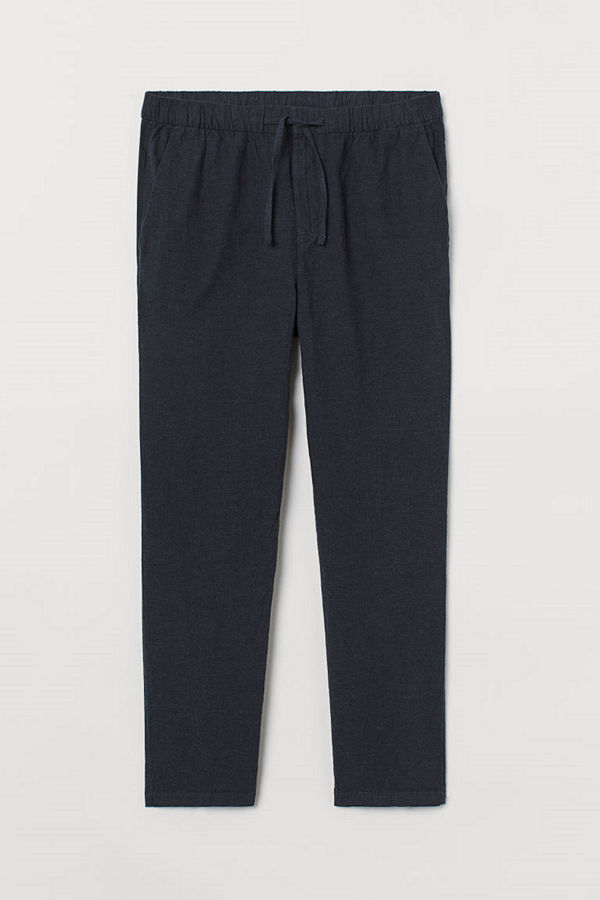 H&M Byxa Relaxed Fit blå