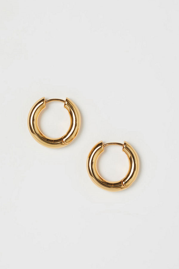 H&M Guldpläterade örhängen guld