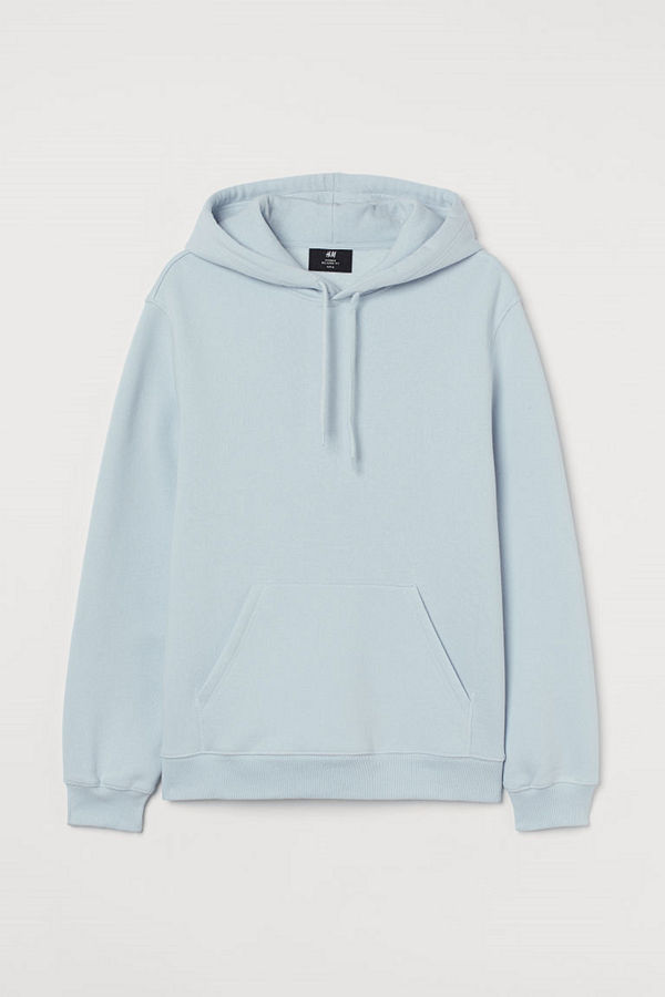 H&M Huvtröja Relaxed Fit turkos