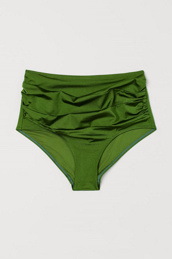 H&M H & M+ Bikinitrosa highwaist grön