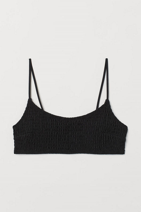H&M Vadderad bikinitopp svart