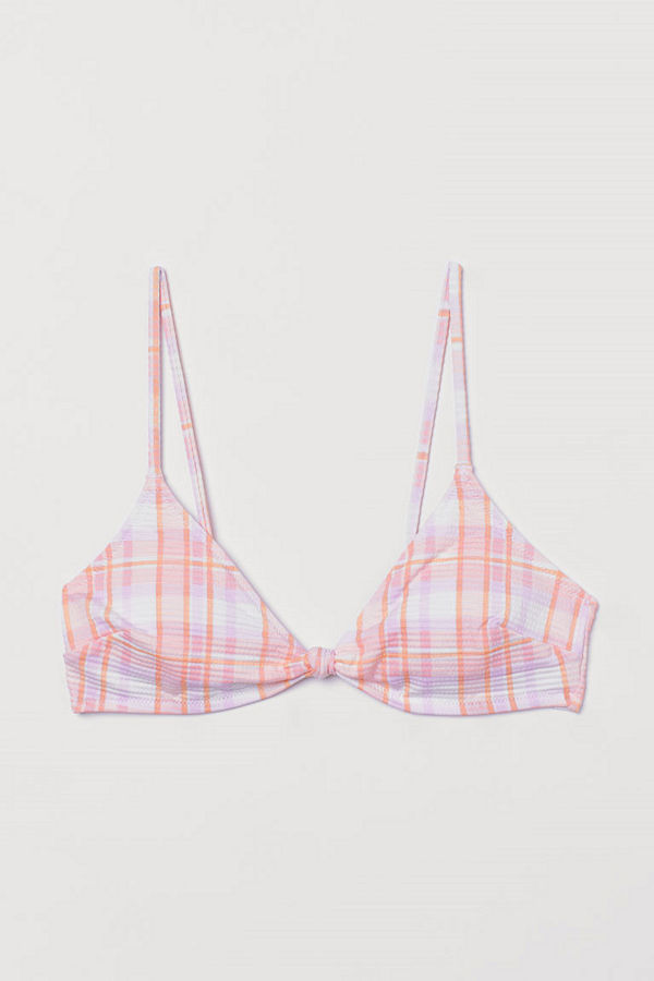 H&M Vadderad bikini-bh vit