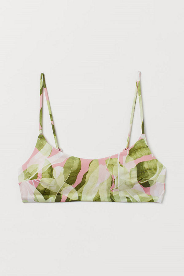 H&M Vadderad bikinitopp rosa