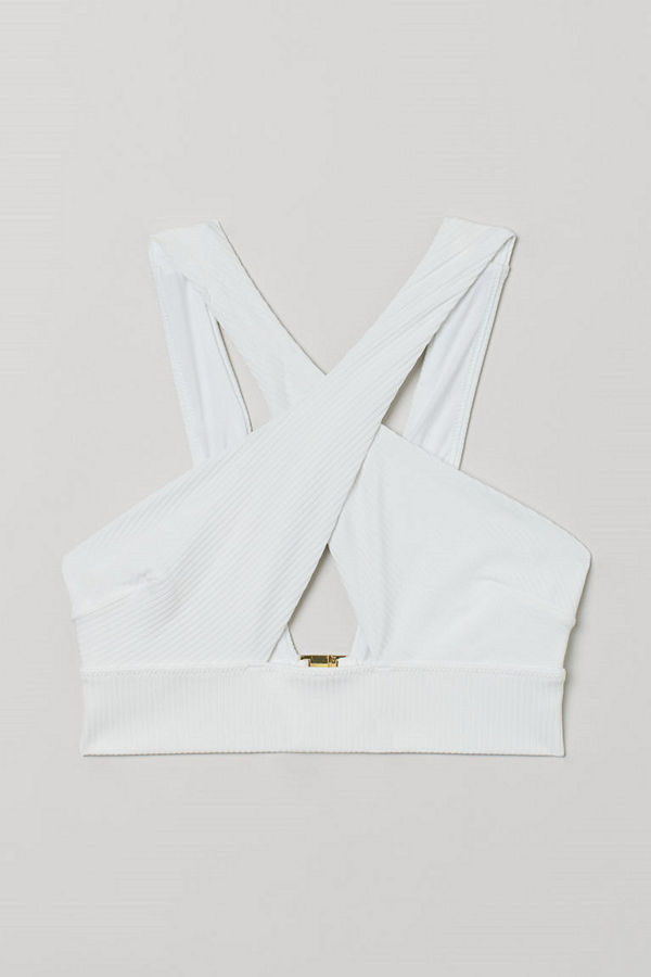 H&M Bikinitopp vit