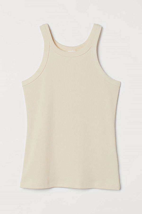H&M Ribbad tanktop orange