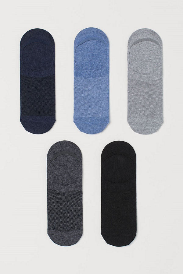 H&M 5-pack COOLMAX® strumpor blå