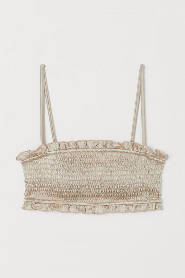 H&M Vadderad bikinitopp beige