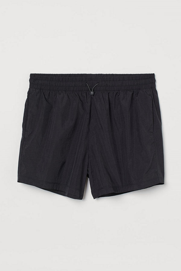 H&M H & M+ Träningsshorts High Waist svart