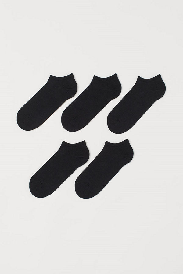 H&M 5-pack COOLMAX® strumpor svart