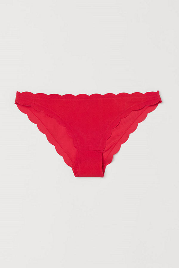 H&M Bikinitrosa briefs röd