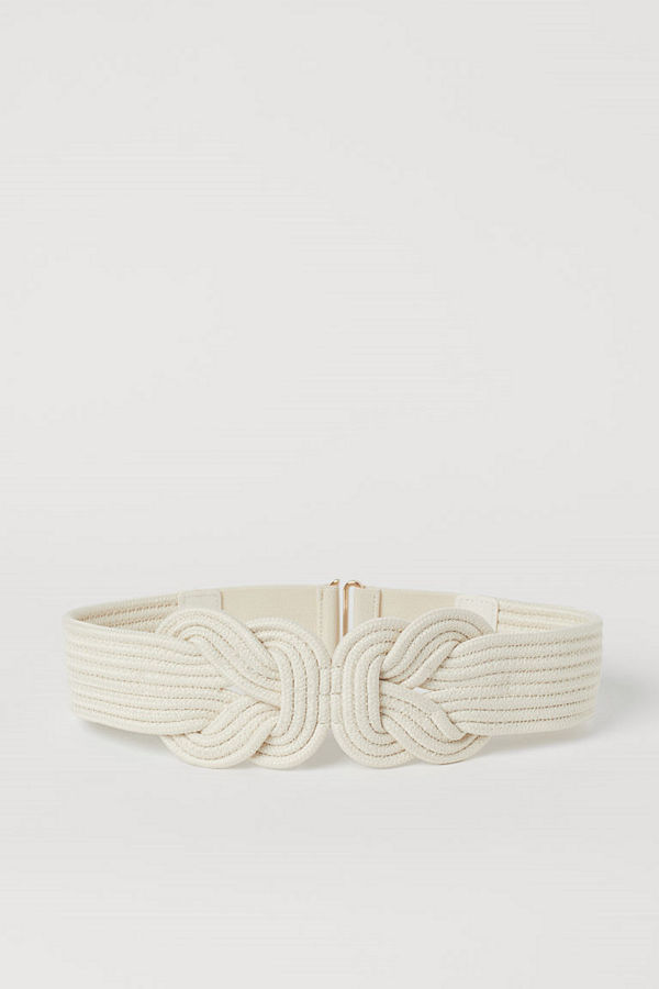 H&M Midjeskärp av rep beige