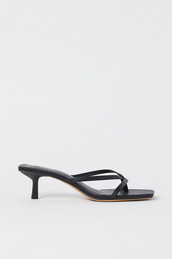 H&M Remsandaletter svart