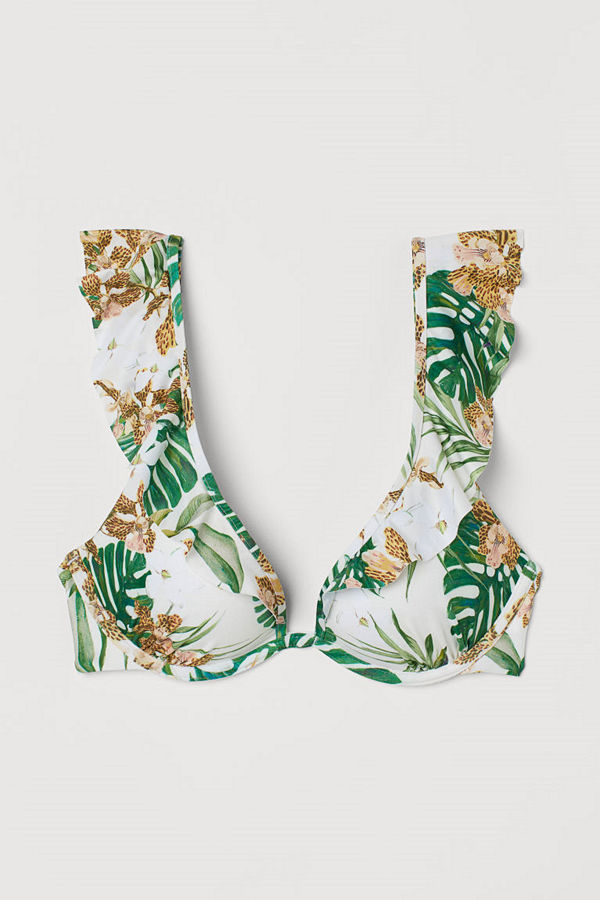 H&M Push up bikini-bh vit