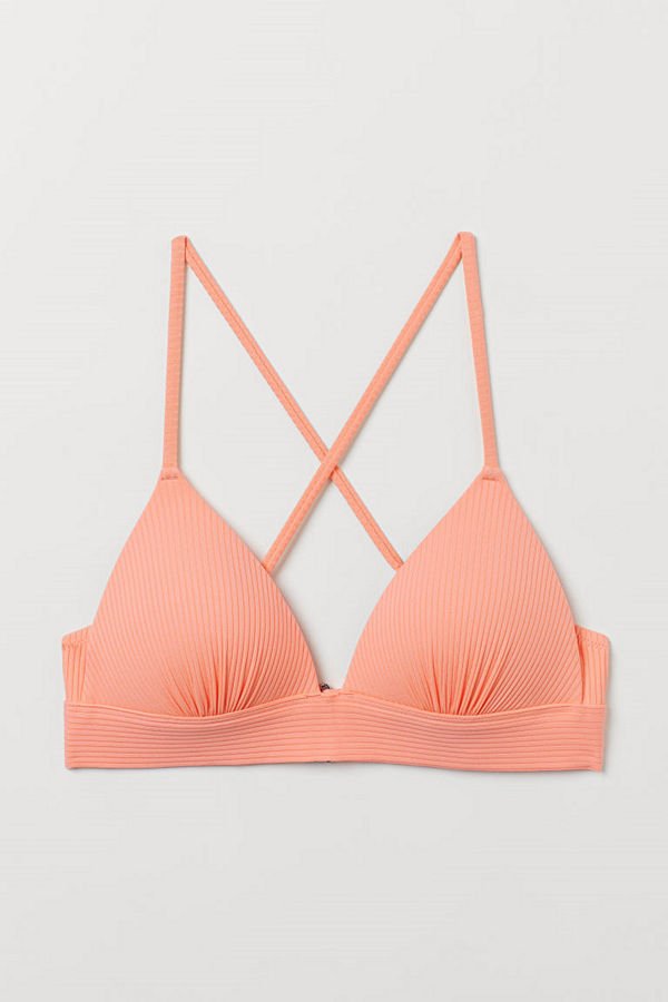H&M Push up bikini-bh orange