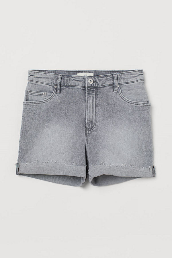 H&M Jeansshorts grå