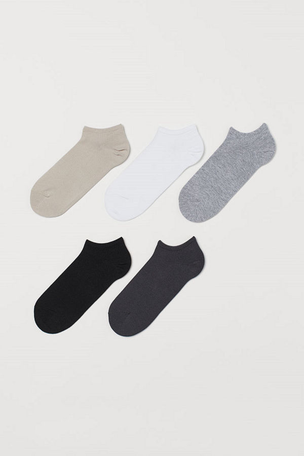 H&M 5-pack COOLMAX® strumpor brun