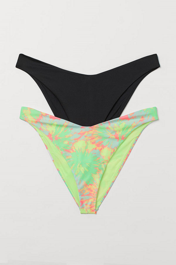 H&M H & M+ 2-pack bikinitrosa gul
