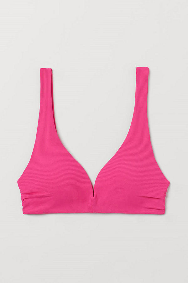 H&M Push up bikini-bh rosa