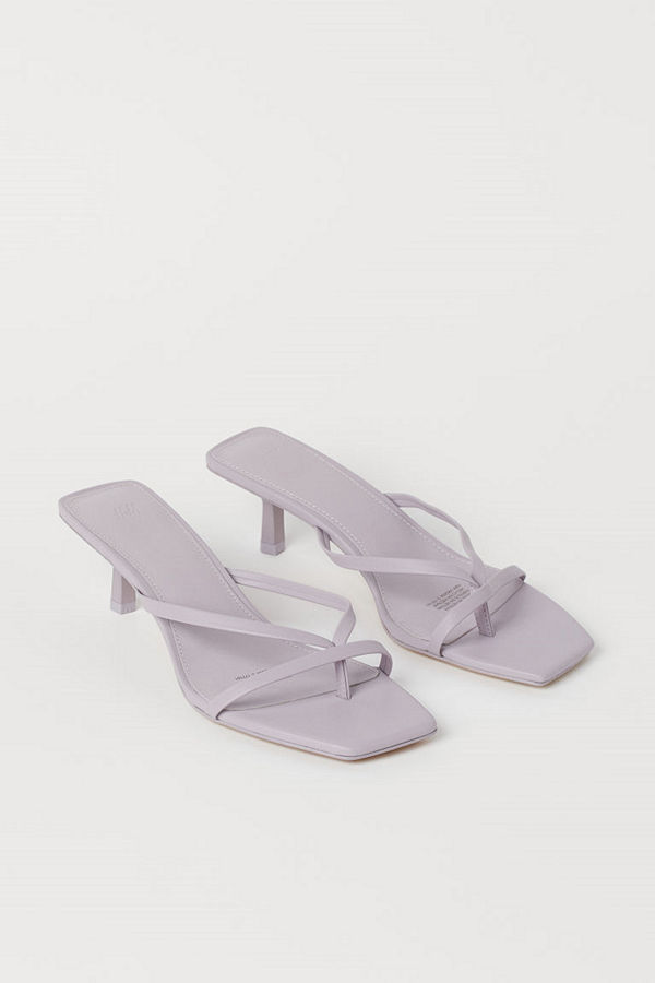 H&M Remsandaletter lila