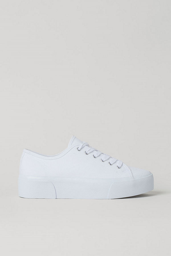 H&M Platåsneakers vit