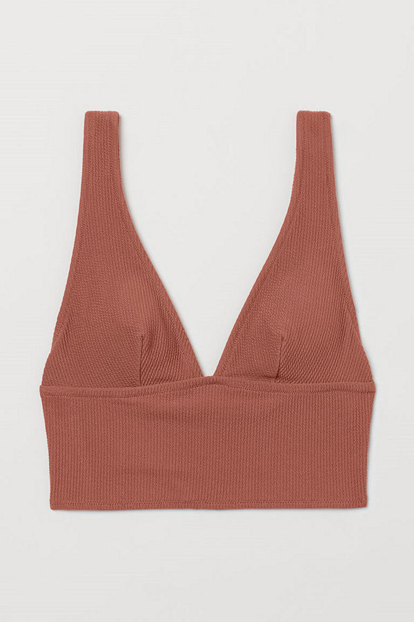 H&M Vadderad bikinitopp orange