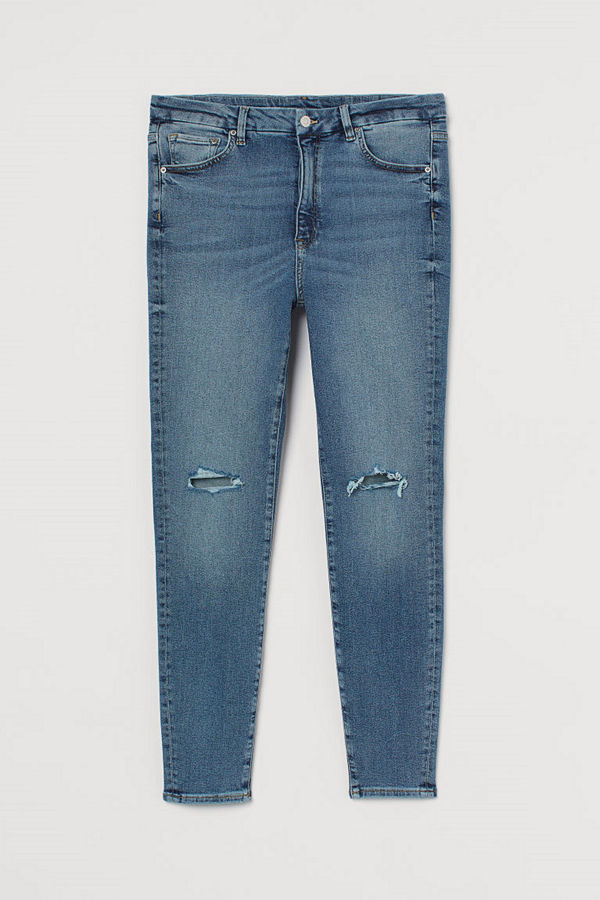 H&M H & M+ Embrace Shape Ankle Jeans blå