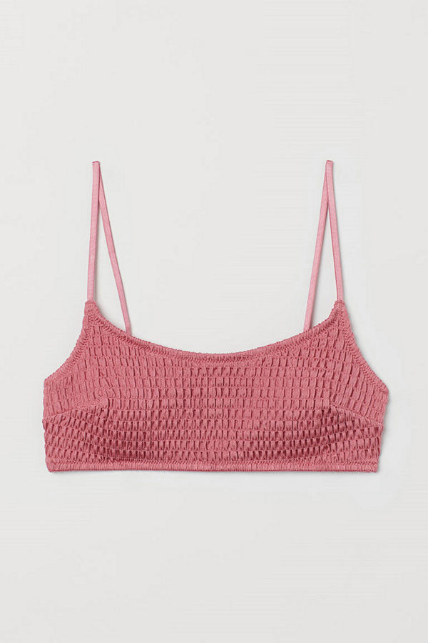 H&M Vadderad bikinitopp rosa