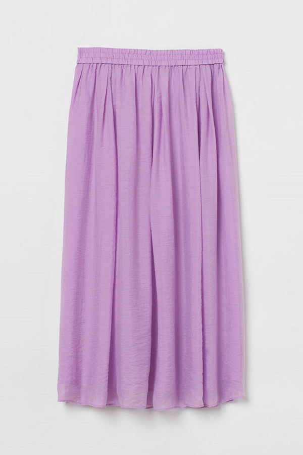 H&M Cirkelskuren kjol lila