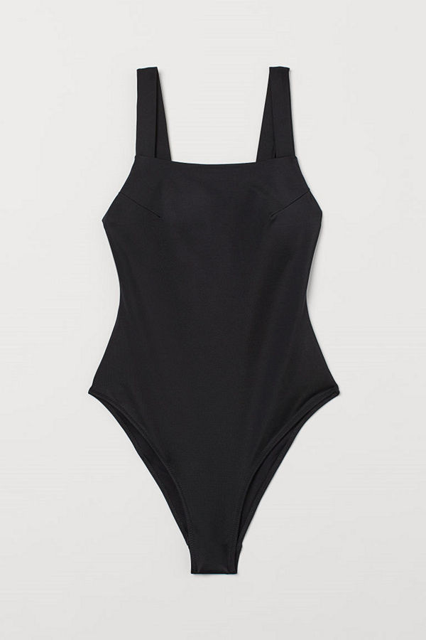 H&M Shape-baddräkt High leg svart