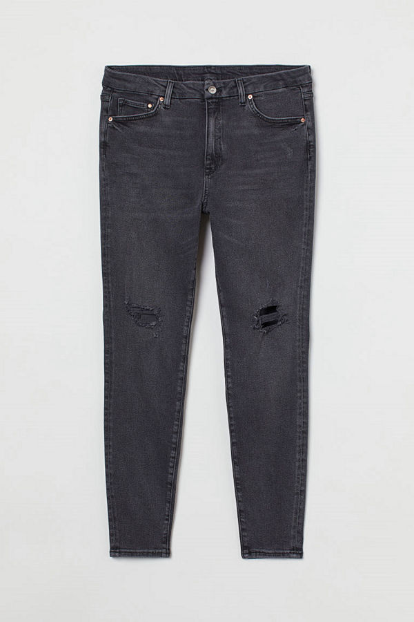 H&M H & M+ Embrace Shape Ankle Jeans svart