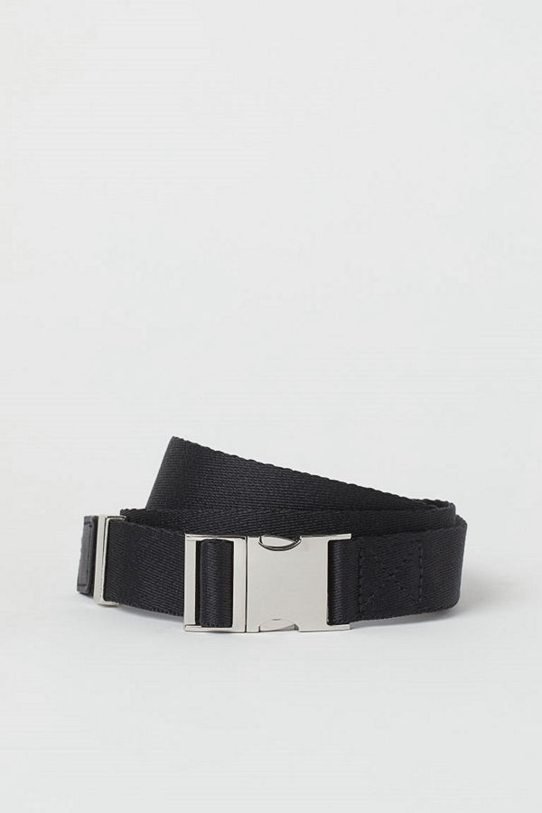 H&M Textilskärp svart