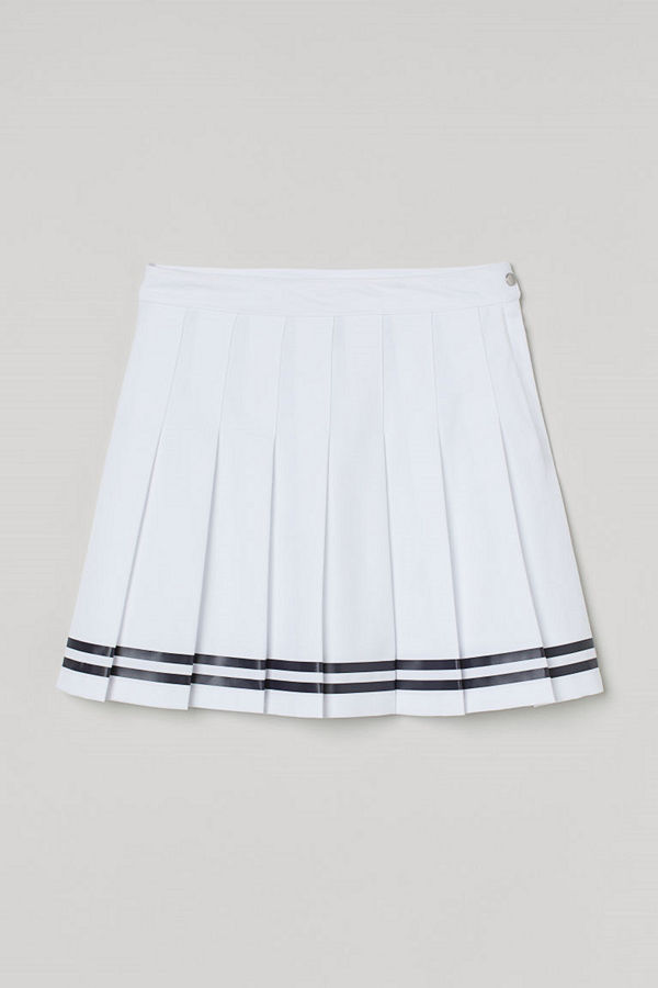 H&M Tenniskjol vit