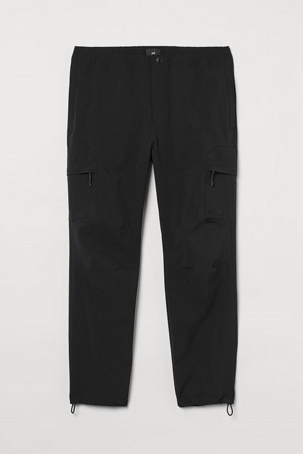 H&M Cargojoggers Regular Fit svart