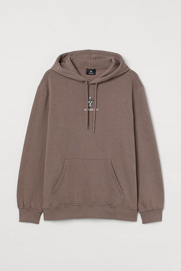 H&M Huvtröja Regular Fit beige