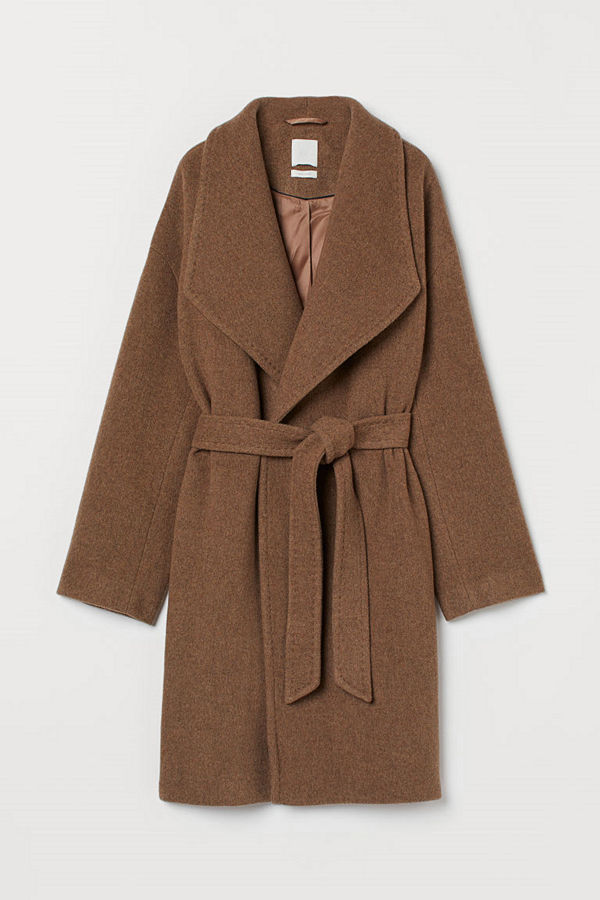 H&M Kappa i ullmix beige