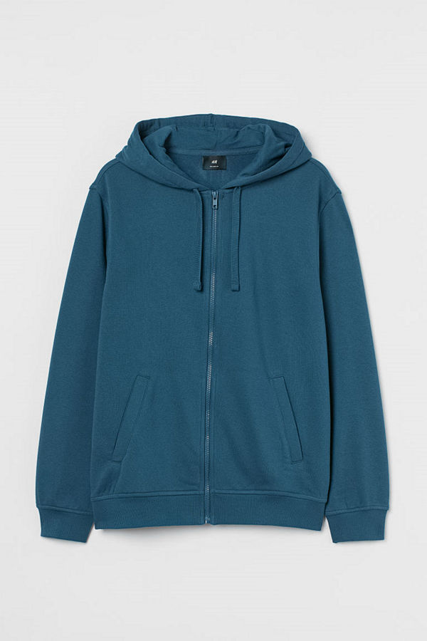 H&M Munkjacka Relaxed Fit blå