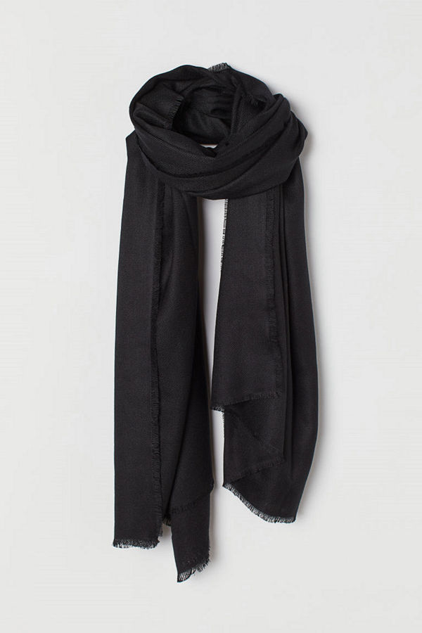 H&M Scarf svart