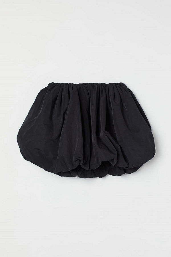 H&M Ballongkjol svart