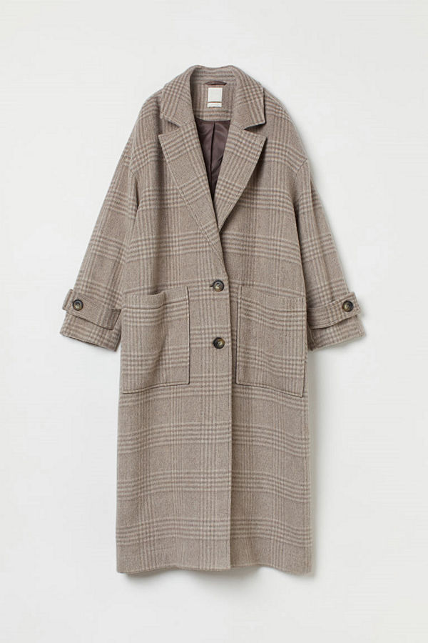 H&M Kappa i ullmix brun