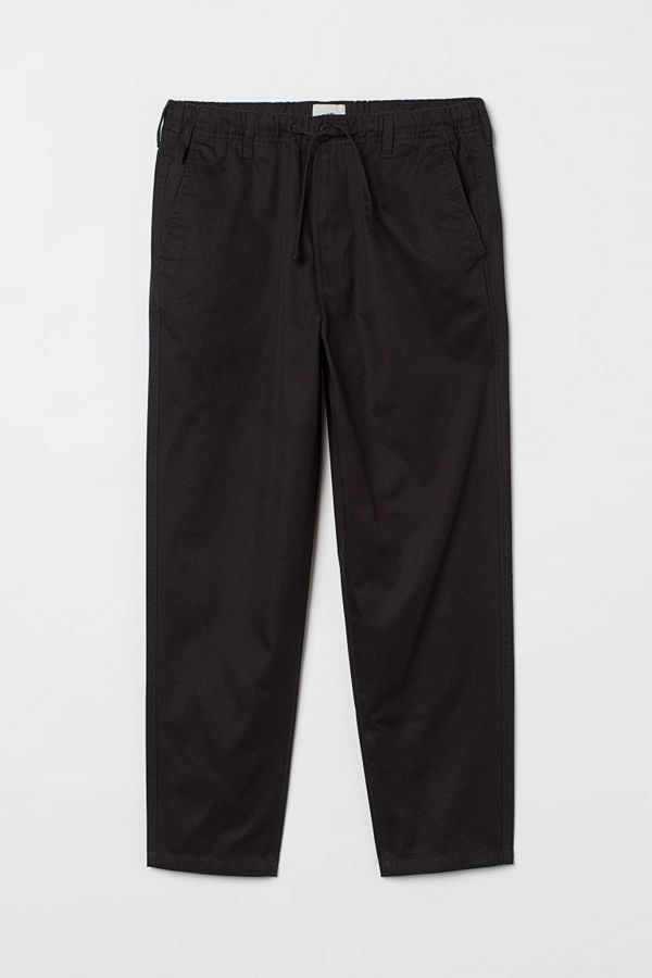 H&M Byxa Relaxed Fit svart